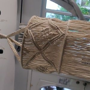 Macrame Tassel Lamp Shade Decorative Bohemian Chandeliers Hanging Ceilin